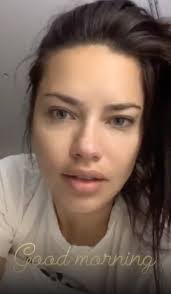 this is how adriana lima wakes up in
