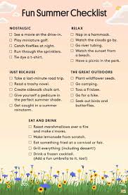 75 activities to do this summer