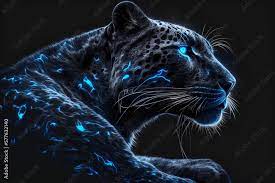 black panther futuristic render