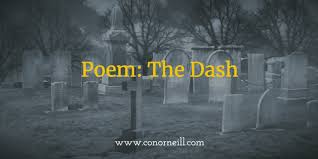 poem the dash moving people to action