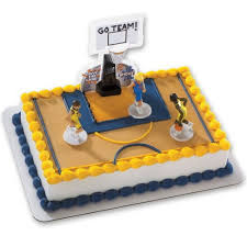 basketball all net decoset cake