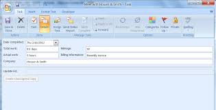 Track Accrued Work Hours Or Mileage Using Outlook Tasks