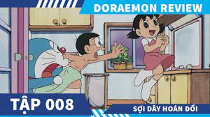 Review Phim Doraemon Tập 8 , XuKa và Sợi Hoán Đổi , Nobita và Họa sĩ Chai  Cô - YouTube