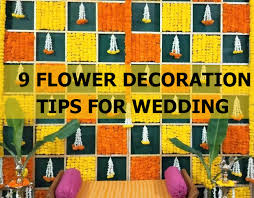 tips to decorate wedding flowers