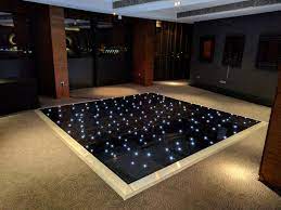 black led starlit le dance floor