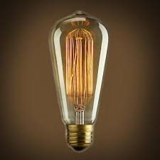 Vintage 1910 Reproduction 60 Watt Edison Clear Light Bulb Nostalgicbulbs Com