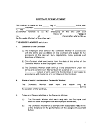 sle contract of employment msia