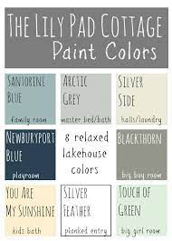 My Paint Colors 8 Relaxed Lake House