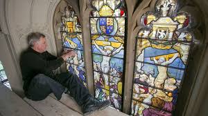henry viii stained glass window