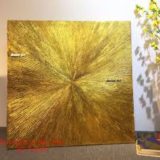 Newest Design Gold Foil Abstract Oil