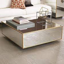 Mirrored Coffee Tables Center Table