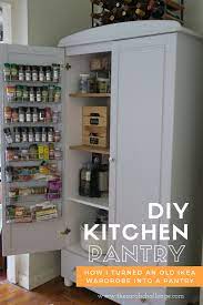 ikea wardrobe into a kitchen pantry