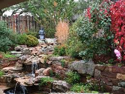 Water Feature And Fall Colors Santa Fe