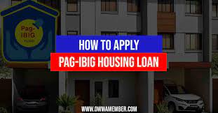 how to apply housing loan in pag ibig