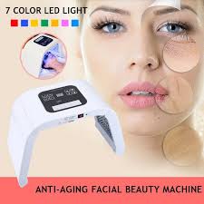 Led Light Therapy Skin Rejuvenation Pdt Anti Aging Facial Beauty Machine 7 Color Ebay