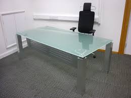 2000x1000mm Glass Executive Desk