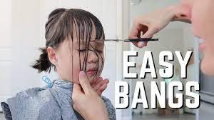 easy bang cutting tutorial how to cut