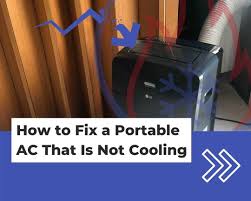 how to fix a portable air conditioner