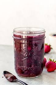 strawberry blueberry jam no sugar no
