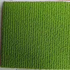 polypropylene 6 mm green carpet tiles