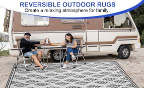 eveage outdoor cing rugs plastic