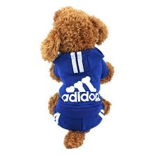 Details About Idepet Tm Adidog Pet Dog Cat Clothes 4 Legs Cotton Puppy Hoodies Coat Sweater