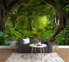 Fantasy Enchanted Forest Mural Large