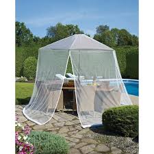 7 Ft To 11 Ft White Outdoor Canopy
