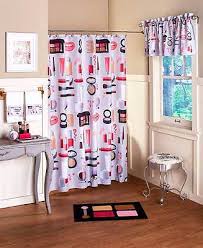 hollywood glamour makeup shower curtain
