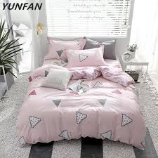 2021 light pink bedding set 100 cotton