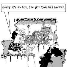 If your air conditioner isn't turning on, you might simply have a tripped circuit or a blown fuse. Air Con By Cartoonsbyspud Business Cartoon Toonpool