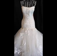 Enzoani Lace Sweetheart Feminine Wedding Dress Size 6 S 65 Off Retail