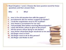   The Scarlet Letter Chapters    to    GradeSaver