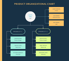 Product Organizational Chart Template Visme