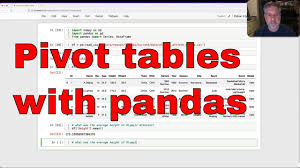 pivot tables with pandas you