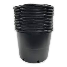 Black Plastic 7 Gal Nursery Pots