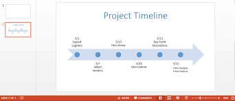 how to make a timeline in powerpoint