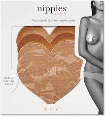 Nippies Women's Tan Caramel Heart Waterproof Self Adhesive Fabric Nipple  Cover Pasties (Size Large) at Amazon Women's Clothing store: Sticker For  Breast Lift
