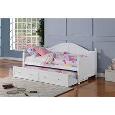 Elevations Coastal White Twin Daybed