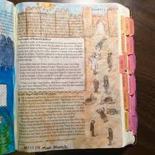 Bible journal love etsy shop. Bible Journaling Violet Nesdoly