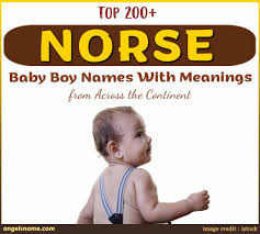 200 norse baby boy names with meanings