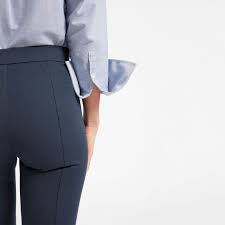 Womens Side Zip Work Pant By Everlane In Navy Work Pants