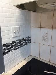 The ceramic tiles have a bit of a curved edge, and the grout lays lower than the tiles themselves. 30 Smart Tile Ideas Smart Tiles Stick On Tiles Peel And Stick Tile