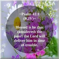 Psalm 41:1 KJV | Psalms, Kjv, Psalm 41