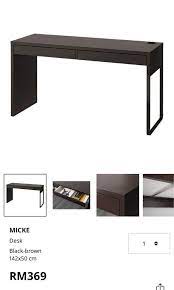 Ikea Micke Table With Glass Top