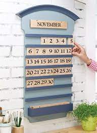 Perpetual Wall Calendar Woodsmith