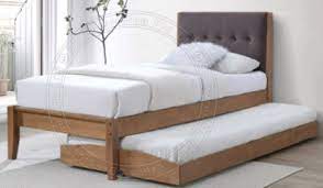 Keira Solid Wood Pull Out Trundle Bed