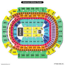 american airlines center seating charts