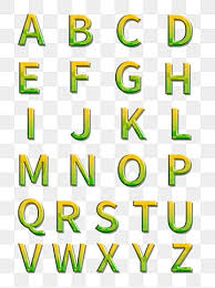 26 letters png transpa images free