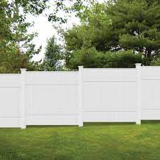 6 Ft W White Vinyl Windham Fence Panel
